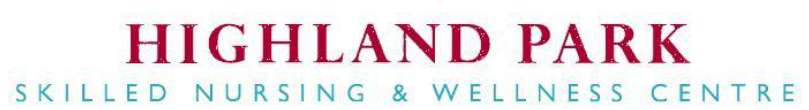 Highland Park Skilled Nursing & Wellness Centre Logo