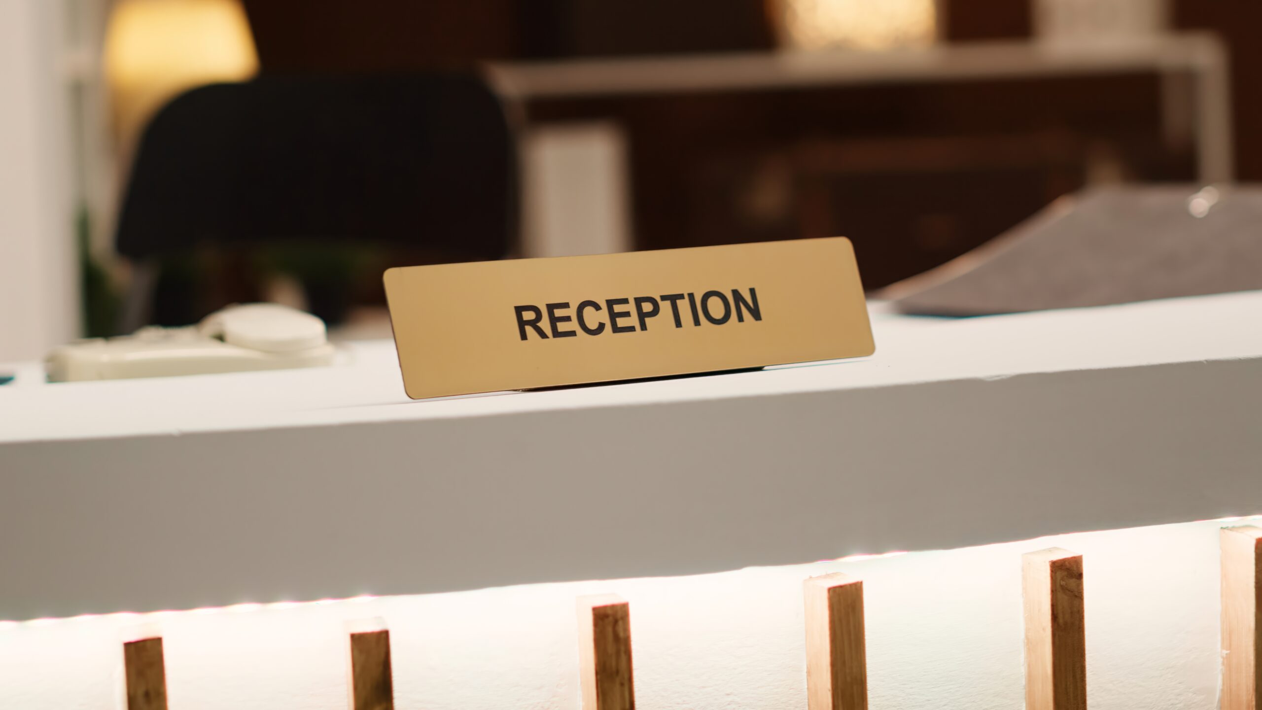 Reception desk